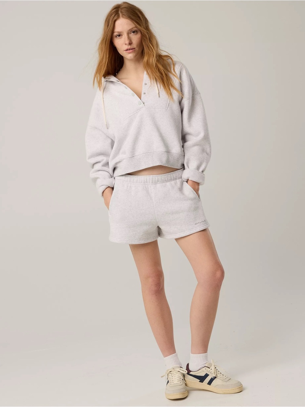 999. OFFLINE By Aerie 3" Cloud Fleece Short